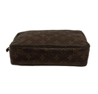 Louis Vuitton Clutch Bag-Brown Leather