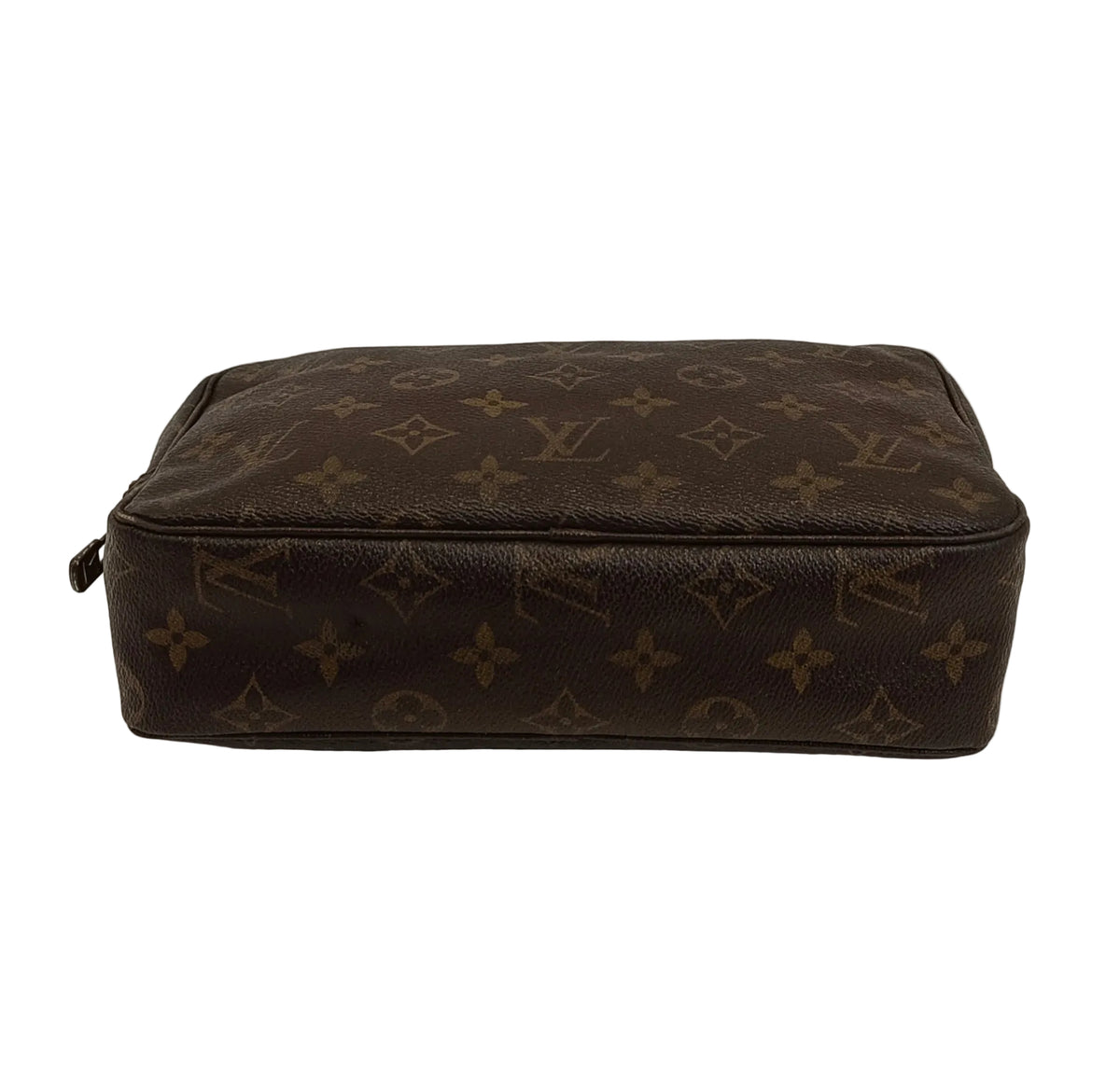 Louis Vuitton Clutch Bag-Brown Leather