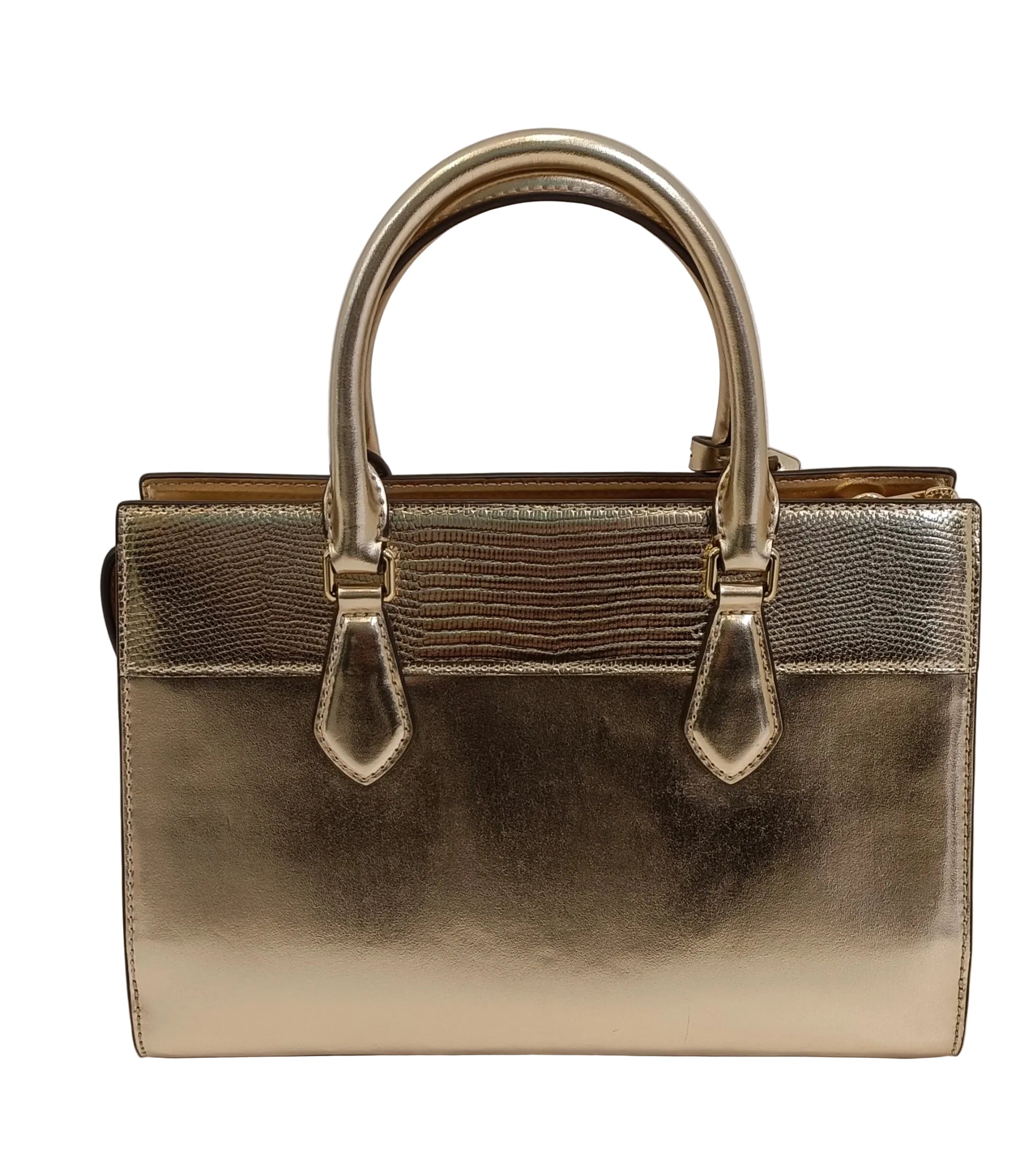Michael Kors Tote Bag-Shiny Gold Bag-Leather Secondary image