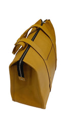 Porsche Design Tote Bag-Yellow Leather