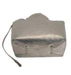 Tiffany & Co Tote Bag-Metallic Silver Leather