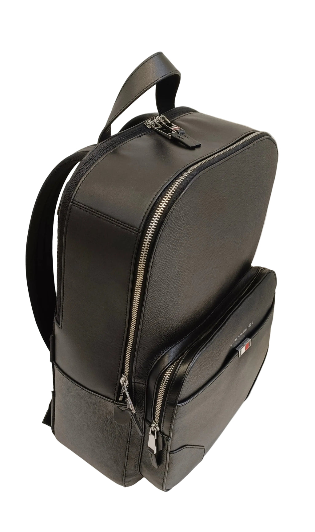 Tommy Hilfiger Backpack-Black-Leather