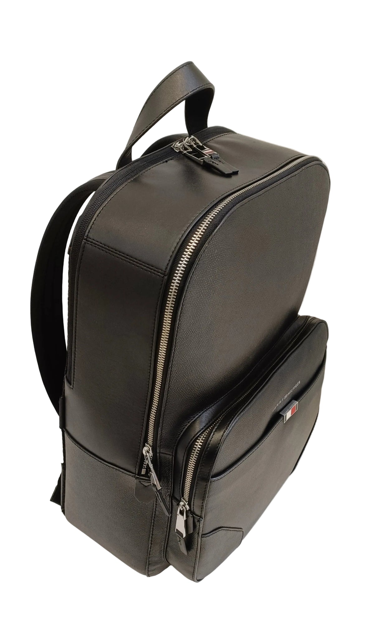Tommy Hilfiger Backpack-Black-Leather