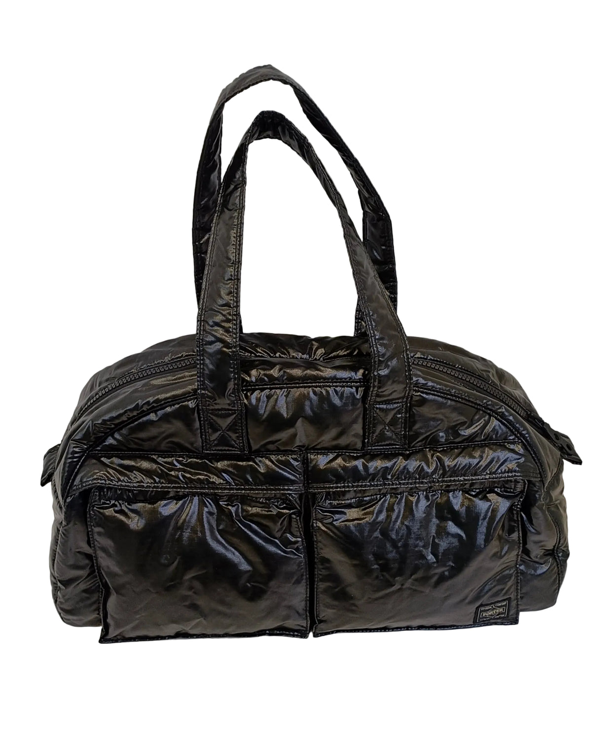 Yoshida & Co Masayoshi Yamazaki Collab Boston Bag-Black Nylon