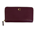 Coach Long Wallet-Deep Berry