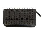 Jimmy Choo Long Wallet-Black & Leather