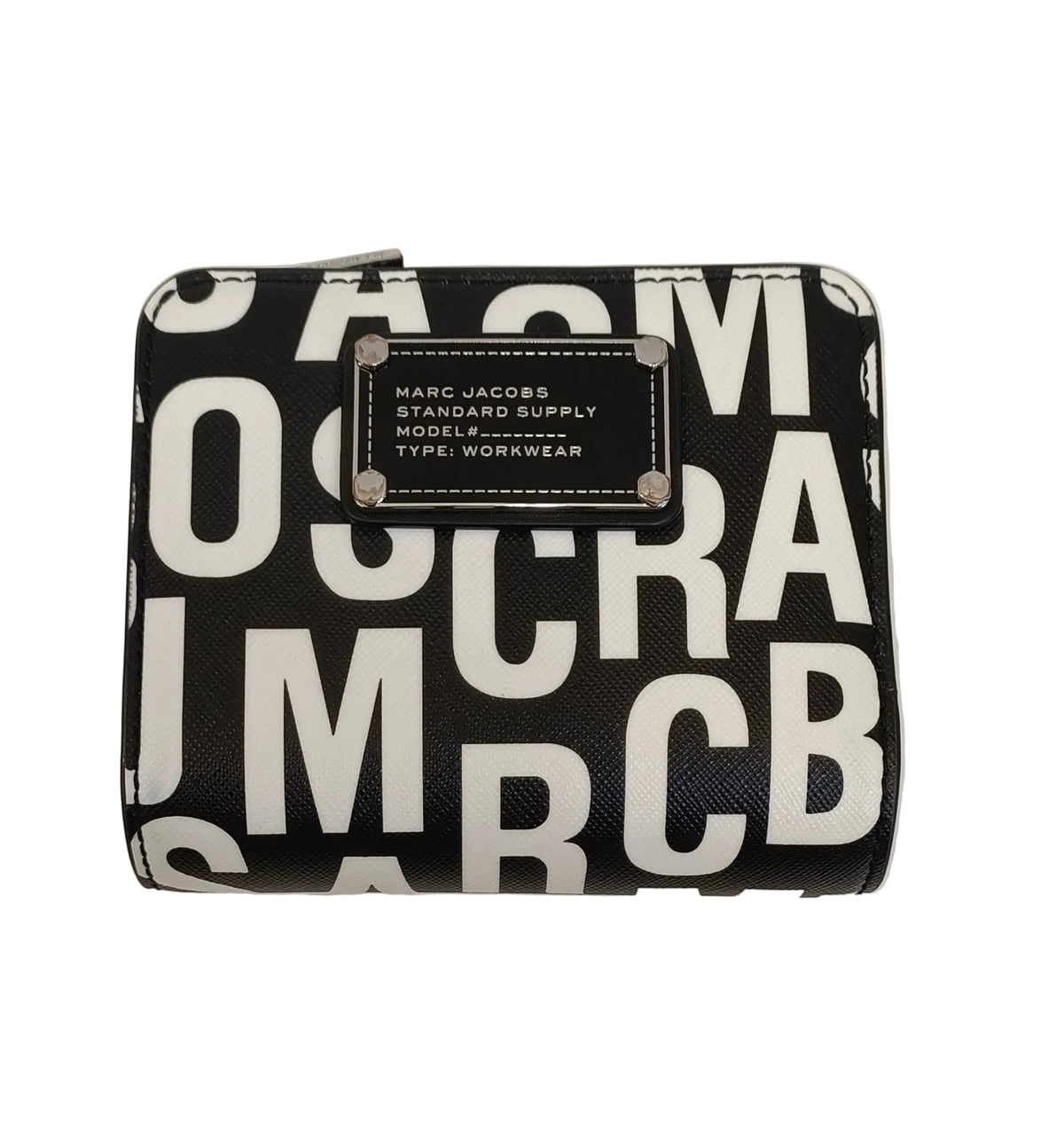 Marc Jacobs Wallet-Black White & Jumble Logo Main image