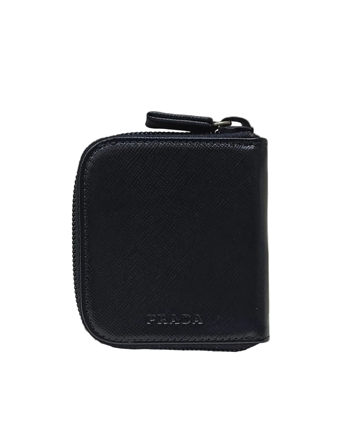 Prada Coin Case-Black Leather With Box Main image