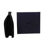 Prada Coin Case-Black Leather With Box
