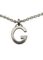 Gucci Sterling Silver Necklace-G Letter Pendant/Box & Pouch