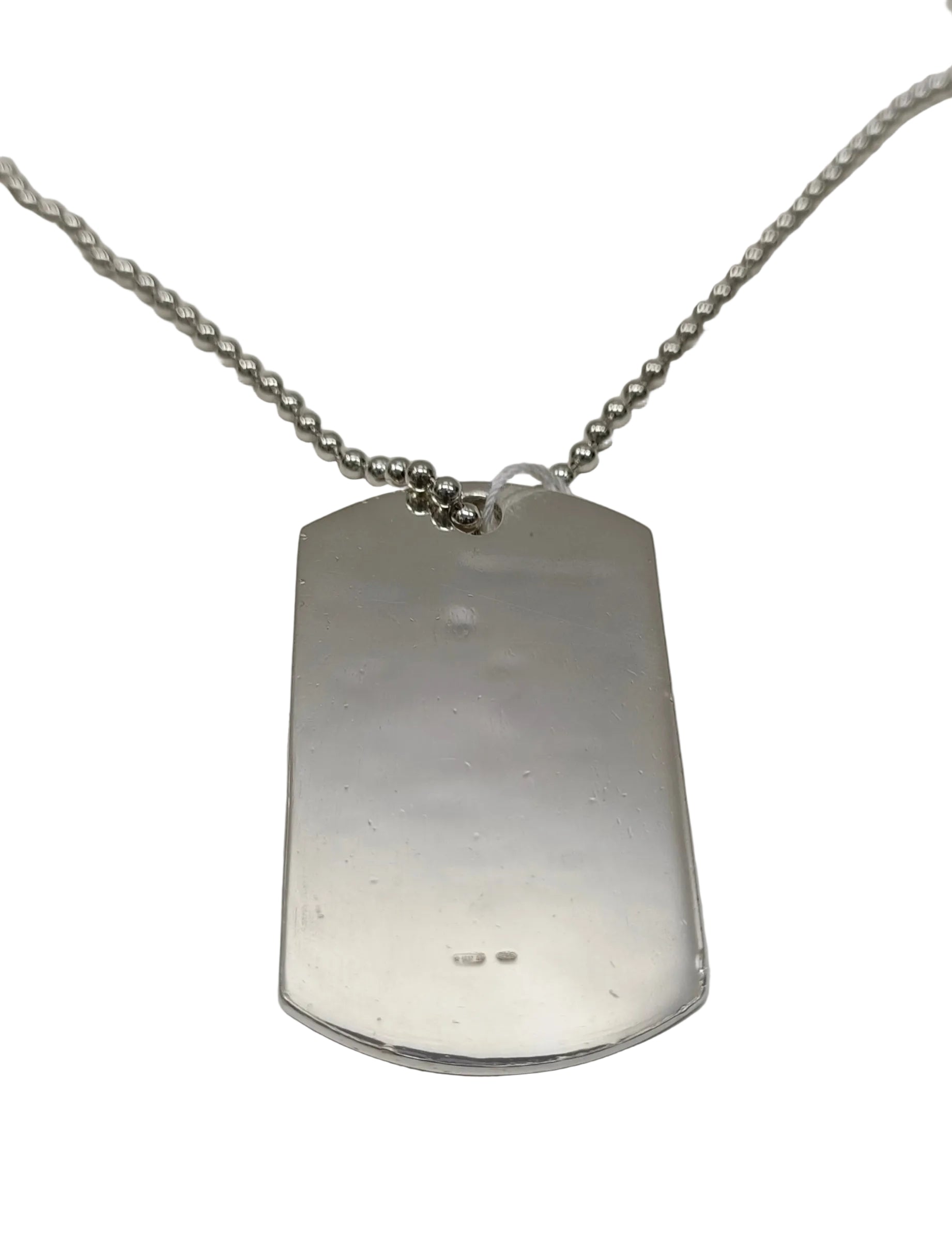Gucci Sterling Silver Necklace-Tag Plate Secondary image