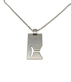 Gucci Sterling Silver Necklace-Pisces Plate Tag
