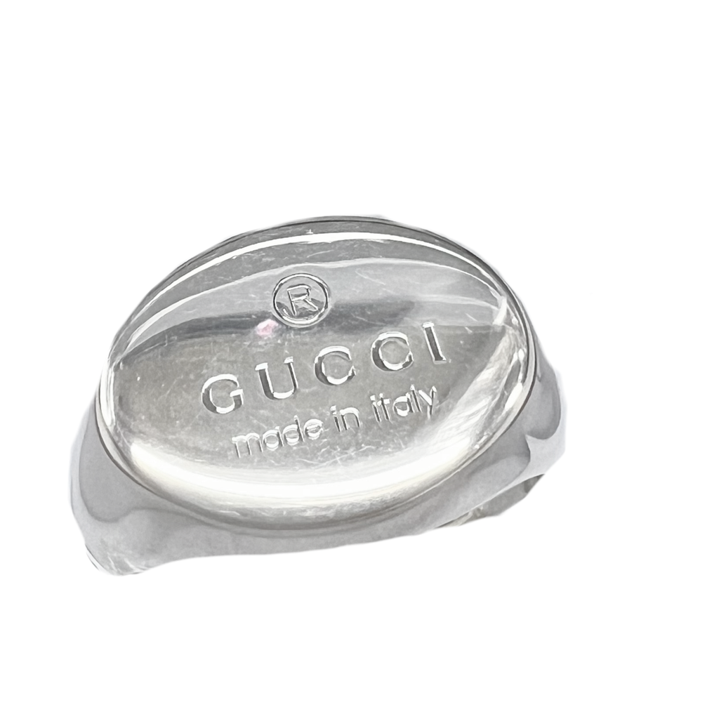 Gucci Sterling Silver Signet Ring