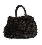 Anteprima Tote Bag-Black PVC/Satin/Woven