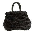 Anteprima Tote Bag-Black PVC/Satin/Woven