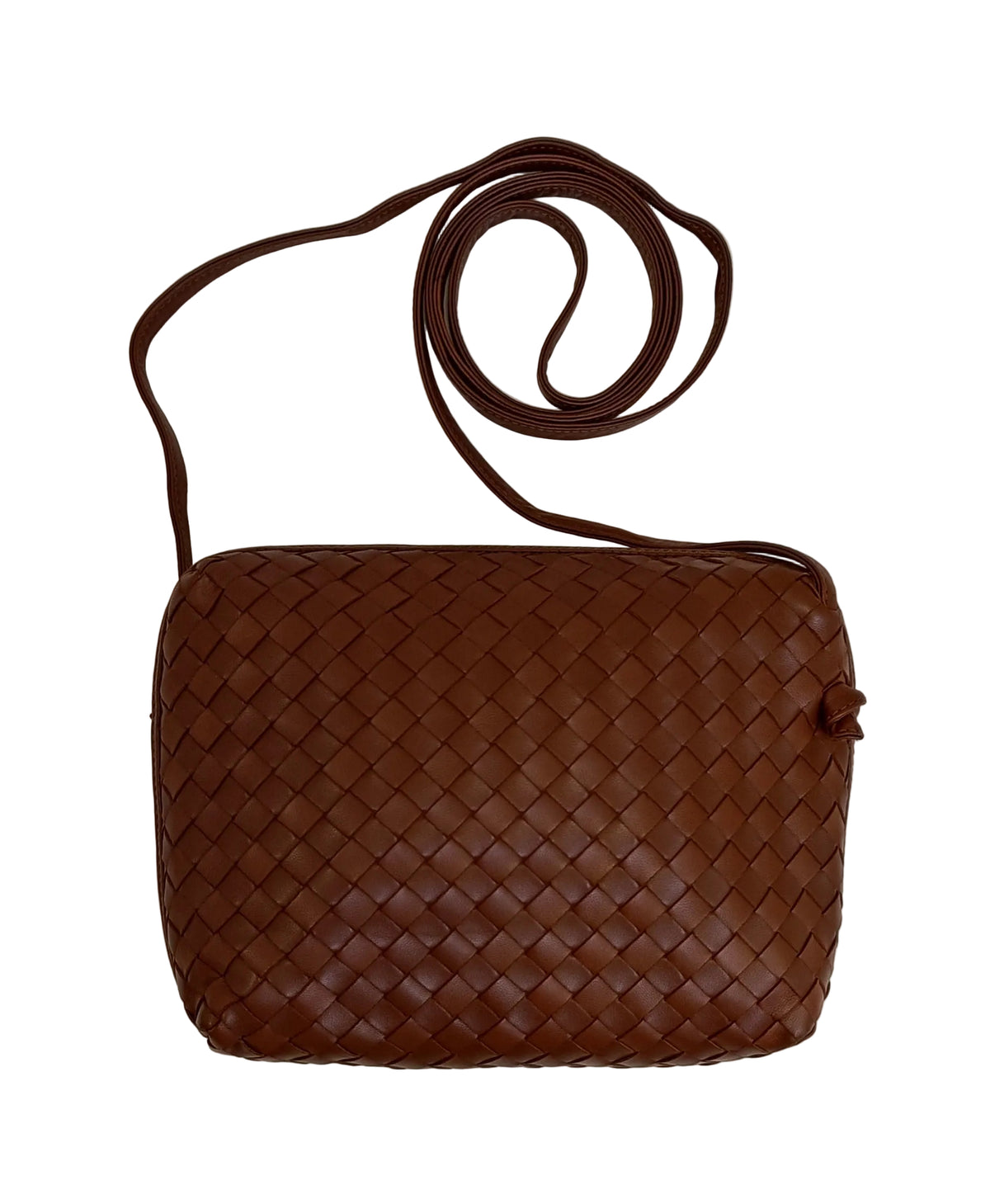 Bottega Veneta Shoulder Bag-Brown/Leather/Intrecciato Main image