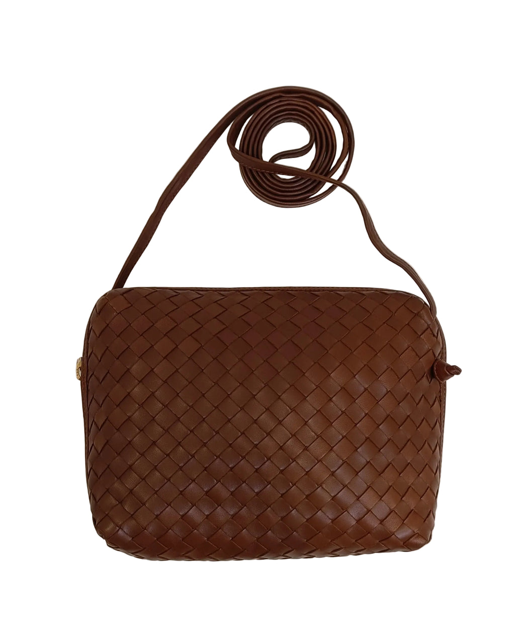 Bottega Veneta Shoulder Bag-Brown/Leather/Intrecciato