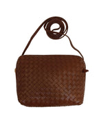 Bottega Veneta Shoulder Bag-Brown/Leather/Intrecciato