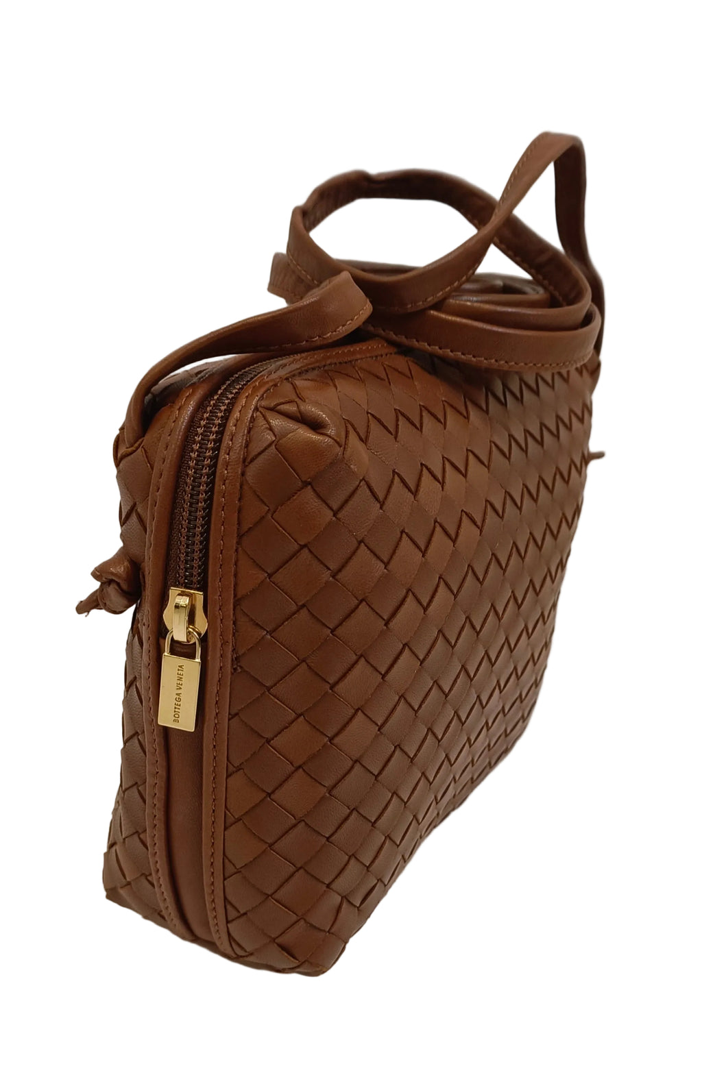 Bottega Veneta Shoulder Bag-Brown/Leather/Intrecciato