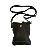 Coach Shoulder Bag-Black Leather