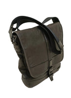 Coach Man Shoulder Bag-Black Leather