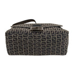 Fendi Mamma Baguette Shoulder Bag-Black & Grey