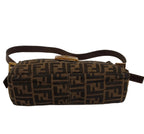 Fendi Mamma Baguette Shoulder Bag-Brown