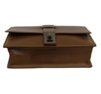 Ferragamo Clutch Bag-Brown Leather