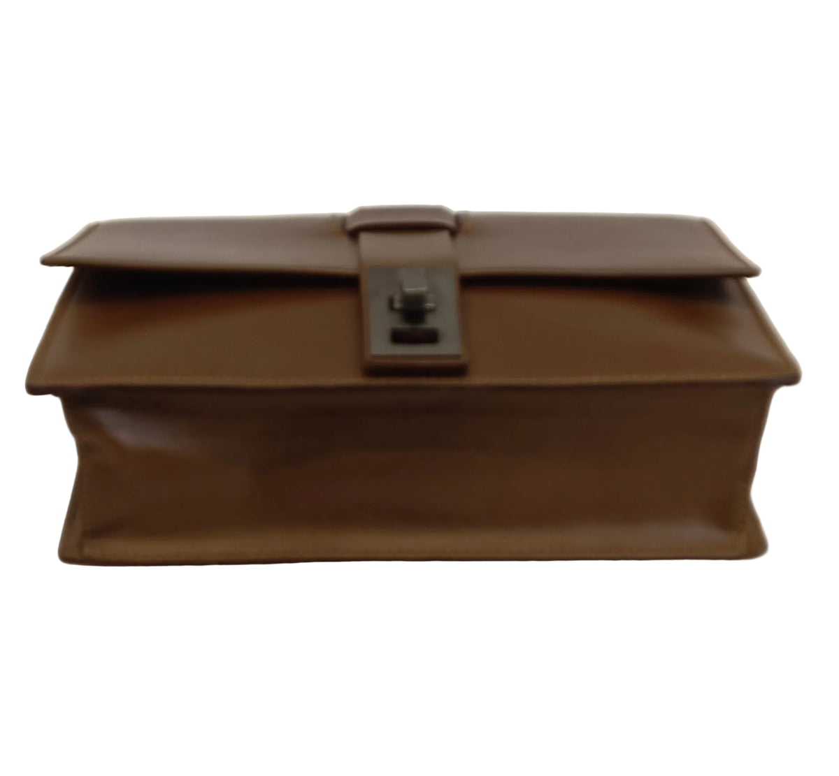 Ferragamo Clutch Bag-Brown Leather