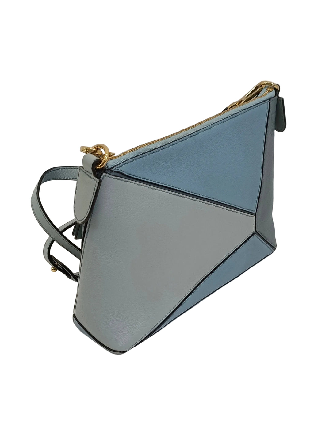 Loewe Shoulder Bag-Blue/Puzzle/Leather