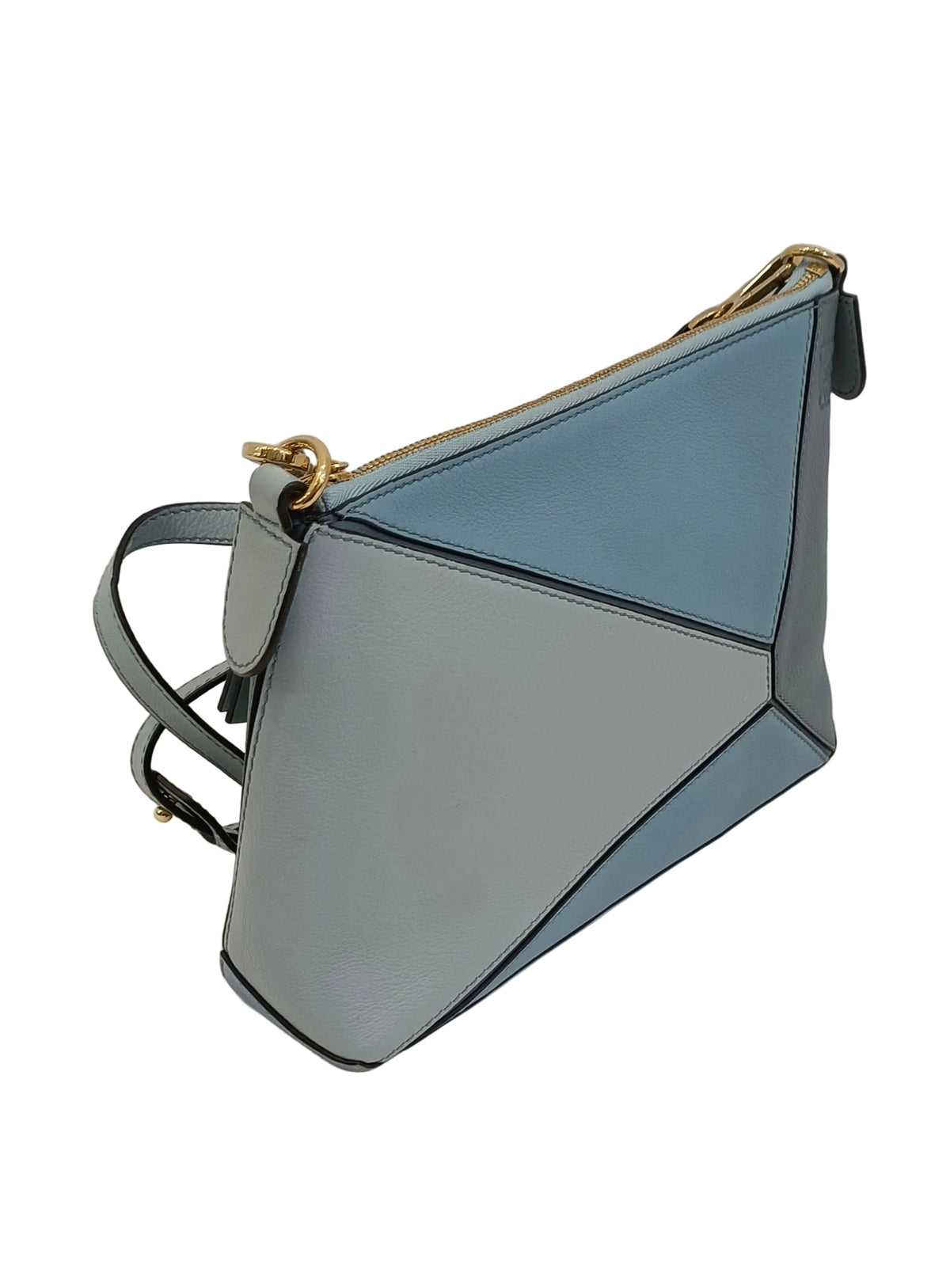 Loewe Shoulder Bag-Blue/Puzzle/Leather