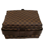 Louis Vuitton Shoulder Bag-Brown Damier Naviglio/Leather