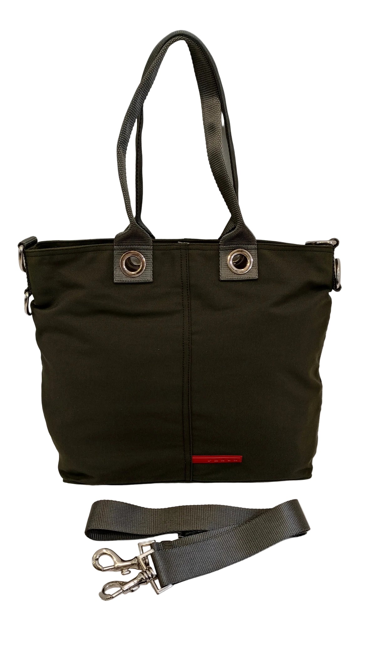 Prada Tote Bag-Green Nylon/2 Way Main image