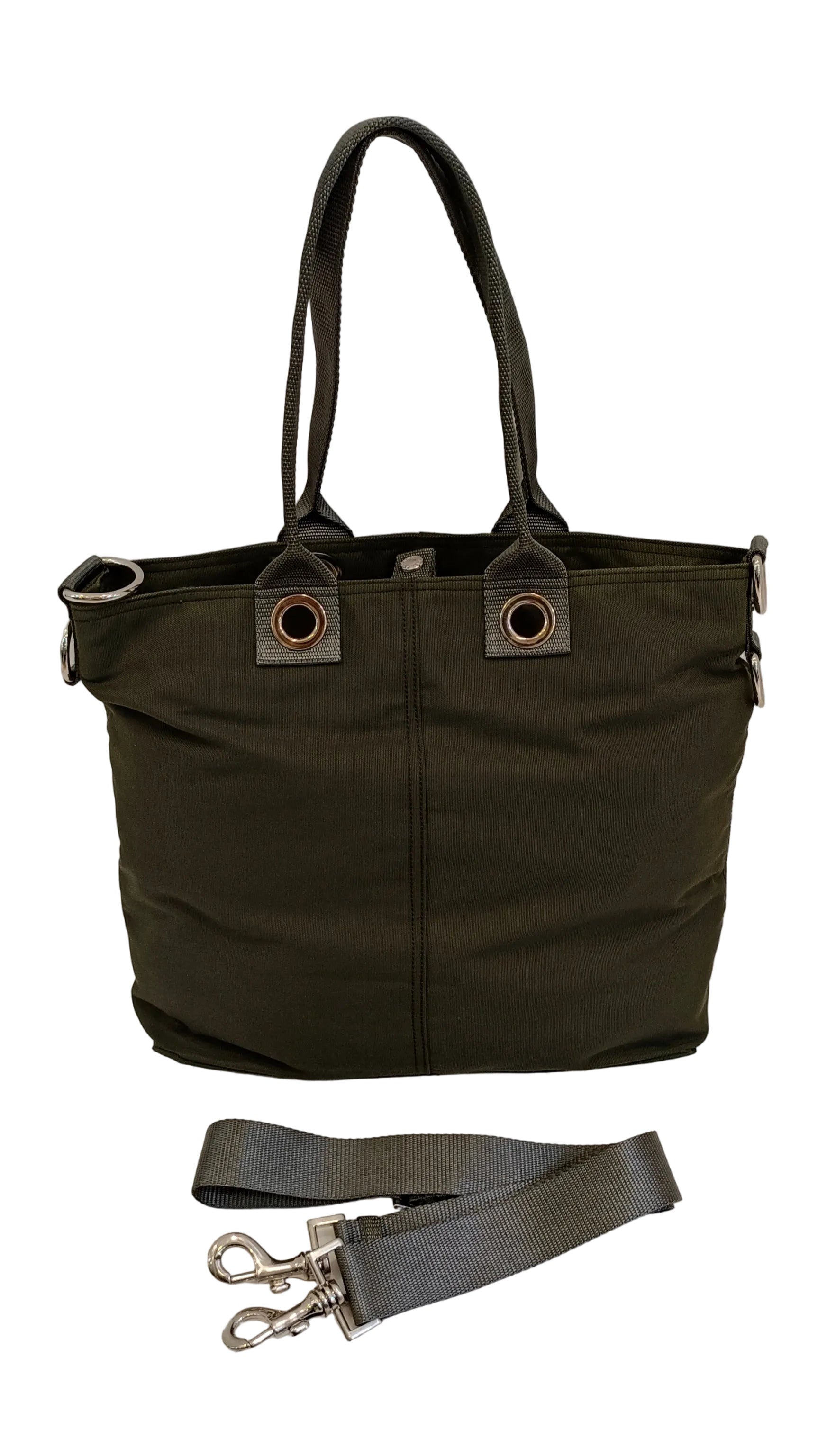 Prada Tote Bag-Green Nylon/2 Way Secondary image