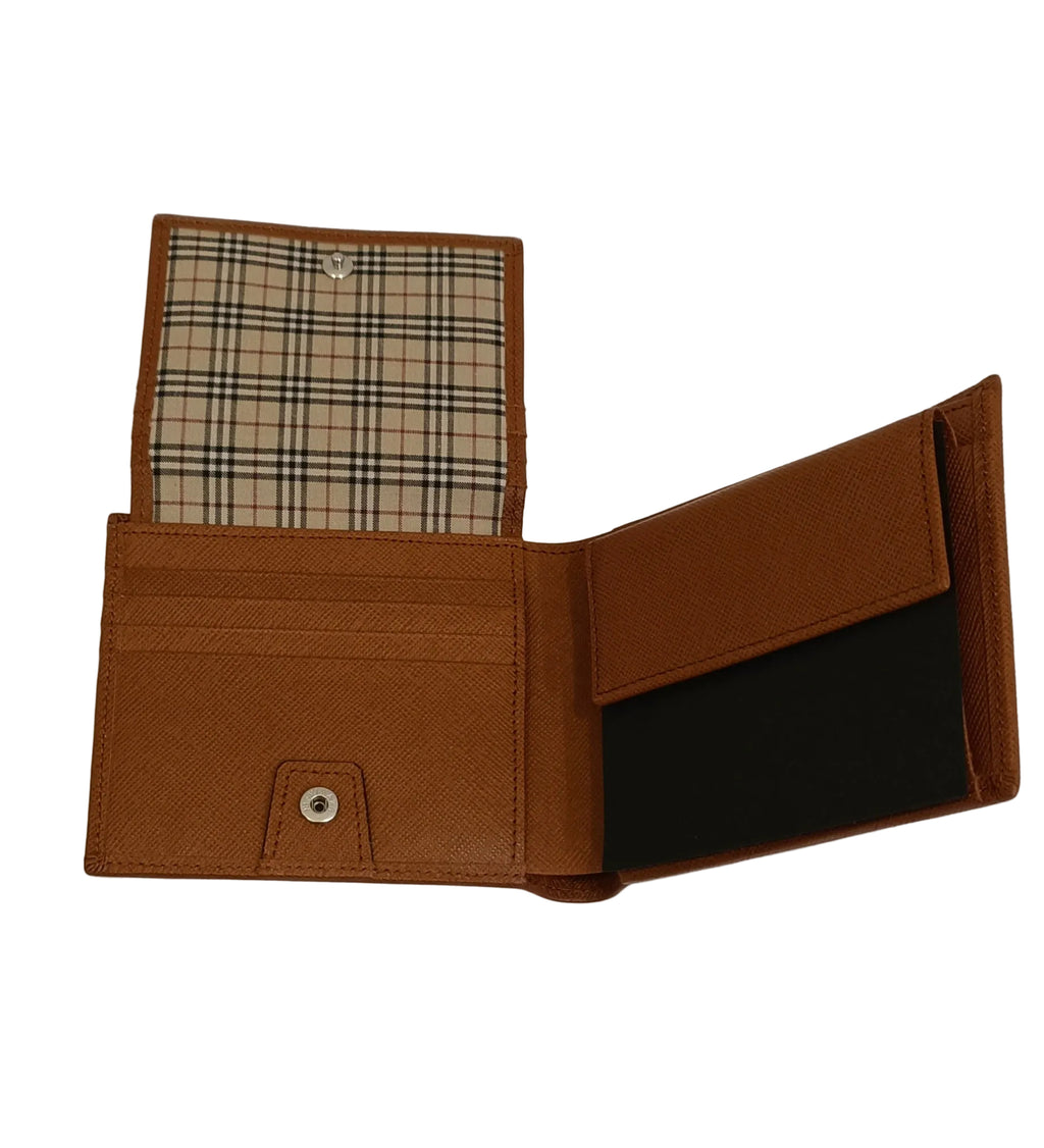 Burberry Wallet-Brown Leather/Box