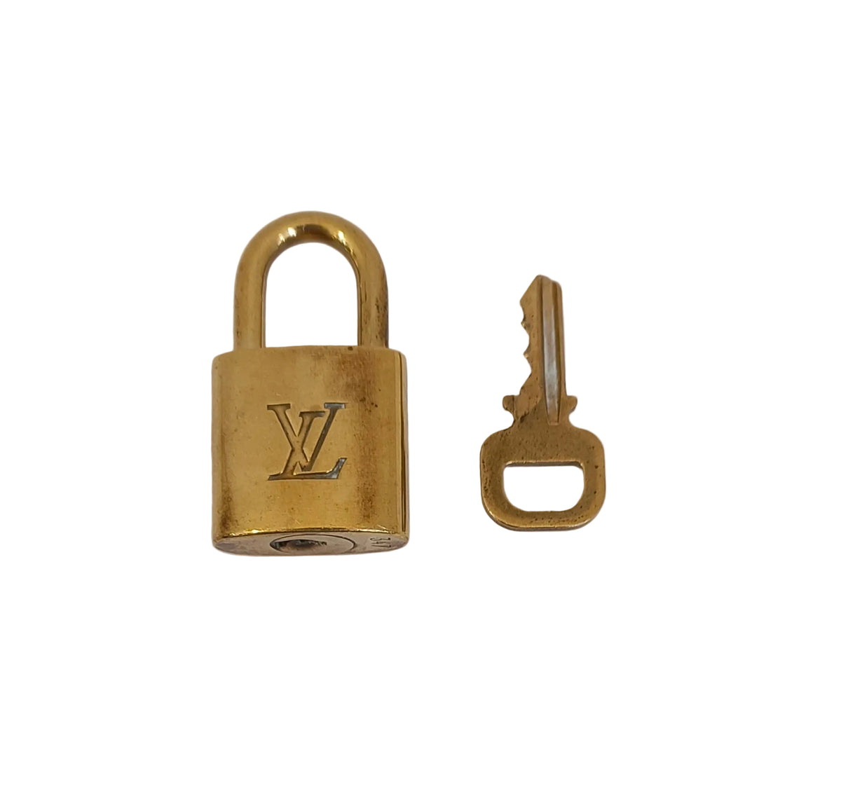 Louis Vuitton Padlock LV Logo-Gold Brass With 1 Key Main image