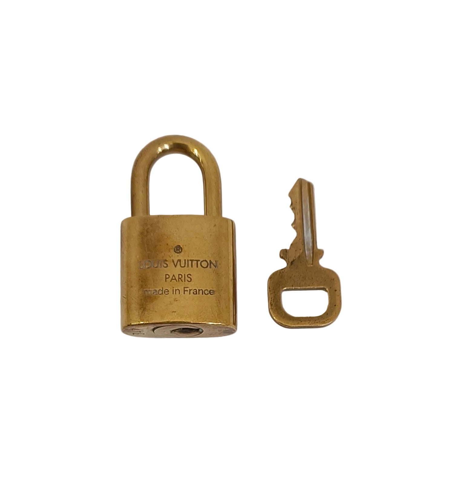 Louis Vuitton Padlock LV Logo-Gold Brass With 1 Key Secondary image