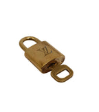 Louis Vuitton Padlock LV Logo-Gold Brass With 1 Key