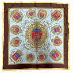 Hermes Carre 90 Les Armes de Paris Silk Scarf