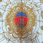 Hermes Carre 90 Les Armes de Paris Silk Scarf