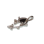 750WG Blue Sapphire And Diamond Pendant 2.6GM