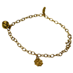 916 YG Chain Charm Bracelet 5.6GM