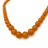 Butterscotch Amber Ball Necklace
