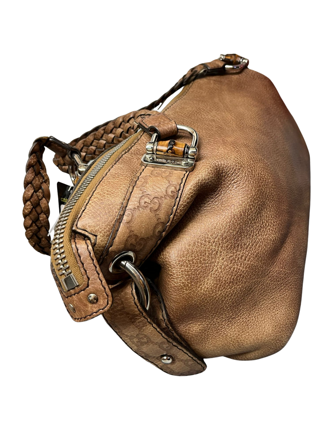 Gucci Bamboo Bar Shoulder Bag brown