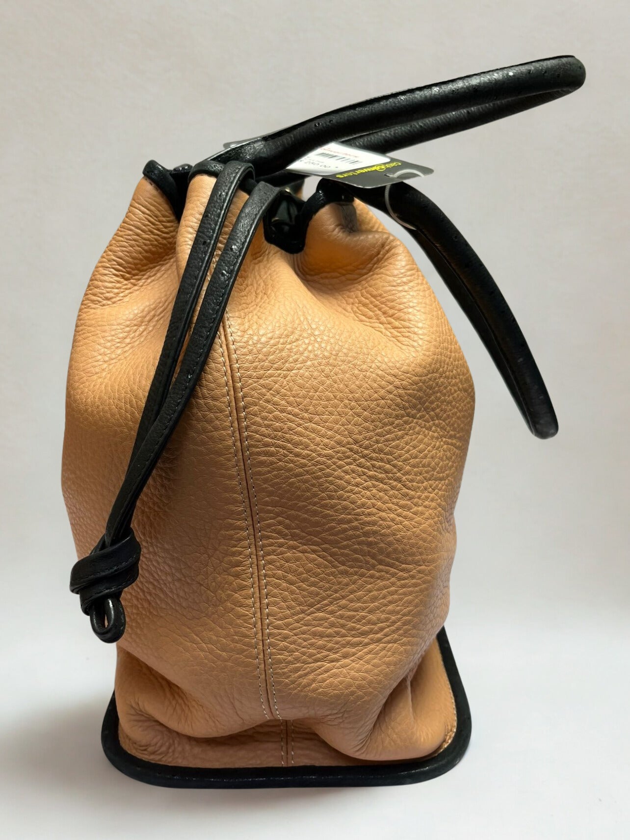 See by Chloe Pebbled Leather Bucket Drawstring Handbag