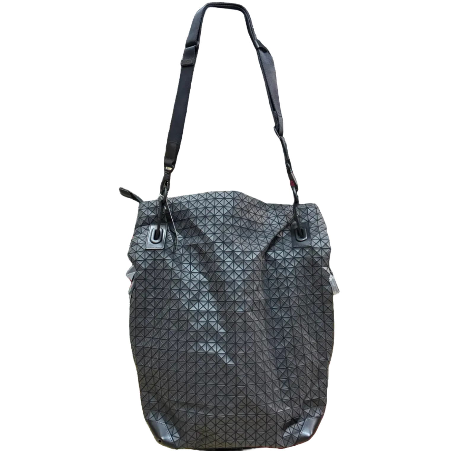 BAO BAO ISSEY MIYAKE Matte Black Froggy Shoulder Bag Secondary image
