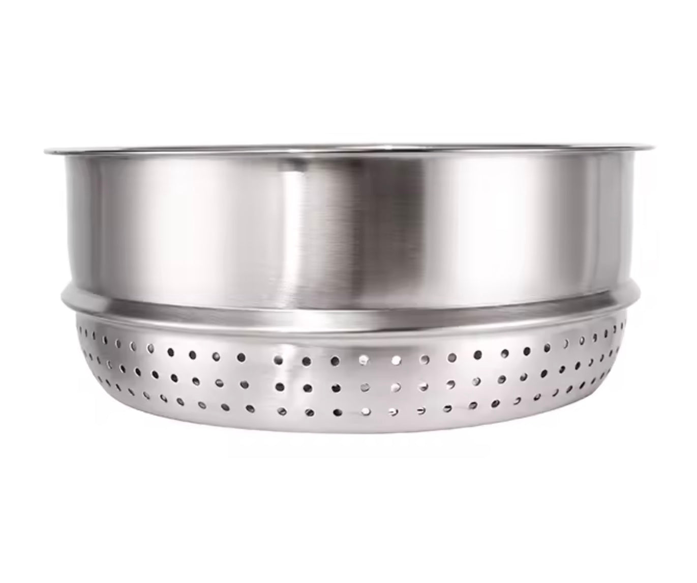 Mork And Land Stainless Steel Cooking Pot With Steamer 24cm Secondary image