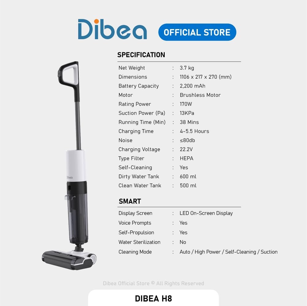 Vacuum Cleaner-Self Cleaning/Power Suction
