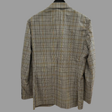 Beams Grey Cotton Check Jacket