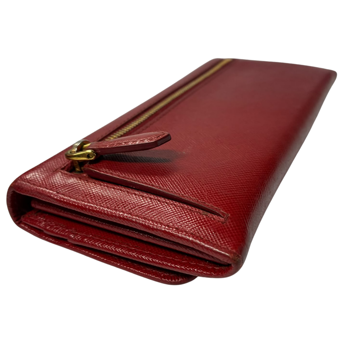 Prada 1MH132 Saffiano Leather Continental Flap Long Wallet